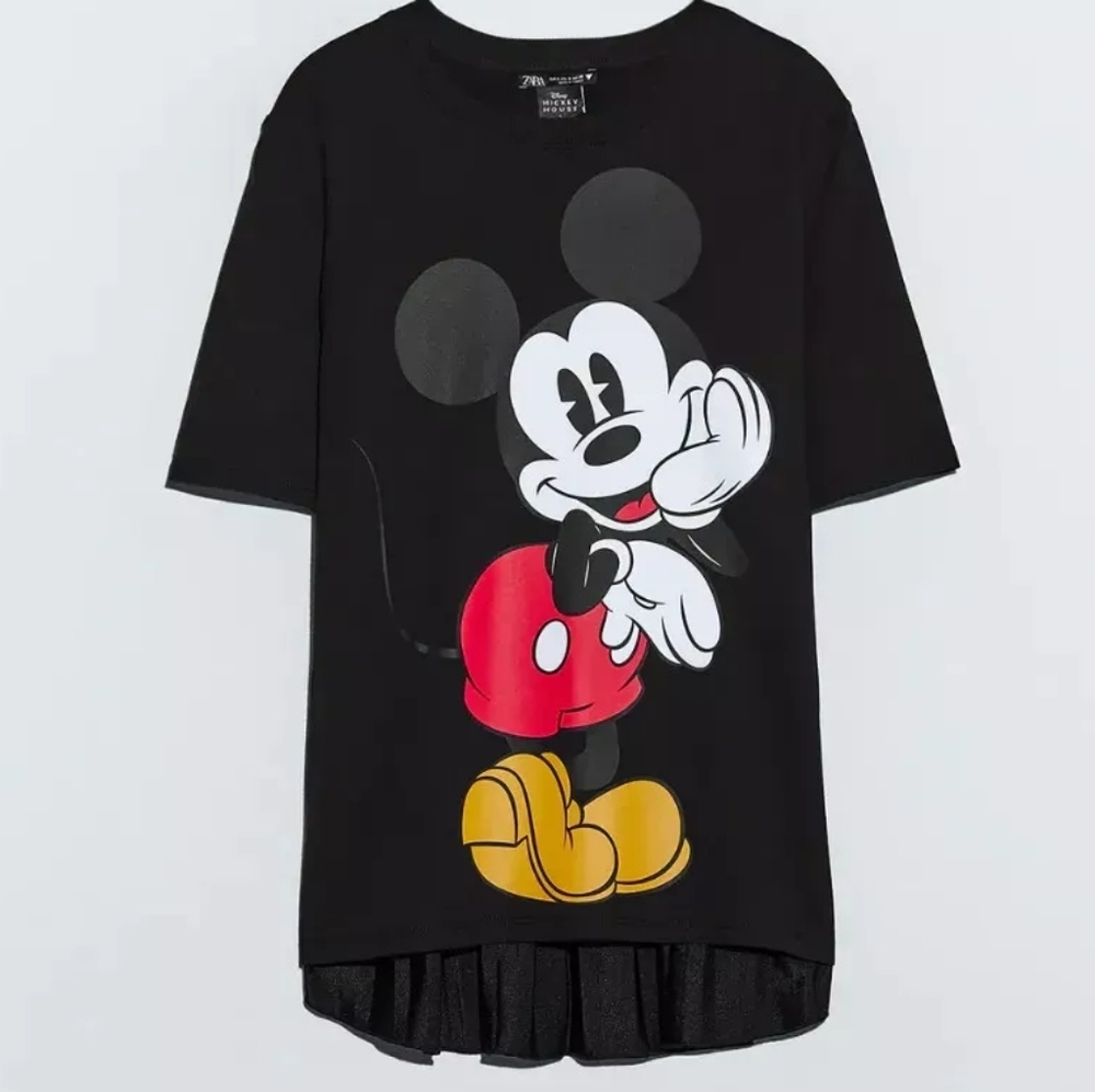 Zara × Disney Mickey Mouse T-shirt Size S